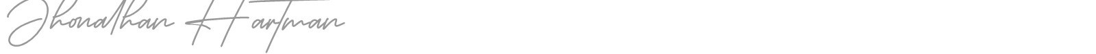Jhonathan Hartman font preview